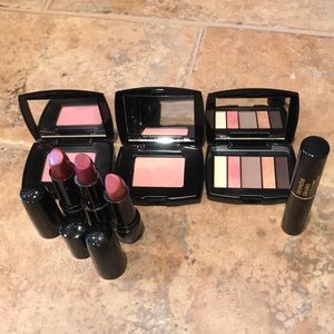New Lancôme 7 pc Bundle Blush Lipstick Mascara